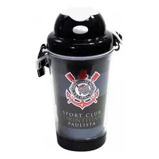 Garrafa Com Alça E Canudo Corinthians 350ml Foto  mini 1