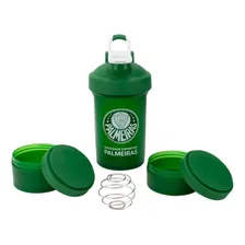 Garrafa Coqueteleira Corinthians 2 Compartimentos Shaker Cor Palmeiras Foto mini 2