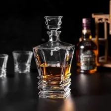 Garrafa Decanter Vidro Licor Whisky 750ml Superluxo Foto mini  3