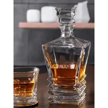 Garrafa Decanter Vidro Licor Whisky 750ml Superluxo Foto mini 4