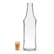 Garrafa Do Vidro Com Capacidade De 275ml - Rolha Foto mini 1