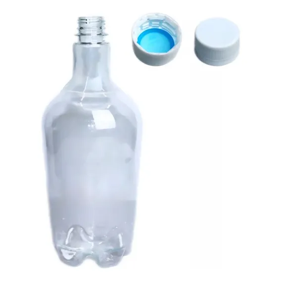 Garrafa Pet Growler 1litro Cerveja Artesanal 240 Un Cor Branco Foto 1
