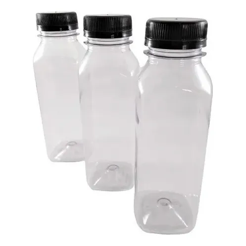 Garrafa Pet Plástica Tampa Com Lacre 300ml C/100un Foto 1