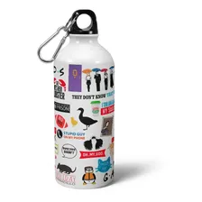 Garrafa Squeeze 600ml Friends Com Nome Personalizado Foto mini  2