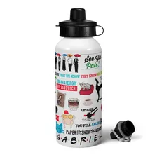 Garrafa Squeeze 600ml Friends Com Nome Personalizado Foto  mini 1