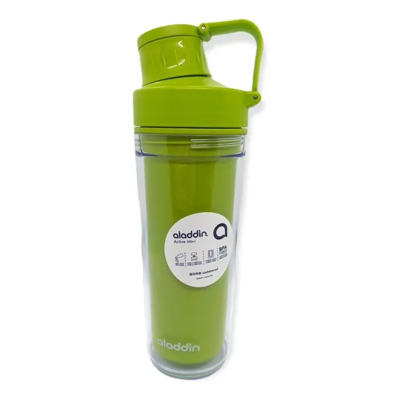 Garrafa Squeeze Academia Água Pode Personalizar 500ml Cor Verde-claro Foto 1