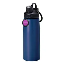 Garrafa Squeeze Em Aço Inox 900ml Macau Topget - Azul Foto  mini 1