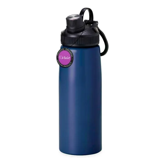 Garrafa Squeeze Em Aço Inox 900ml Macau Topget - Azul Foto 1
