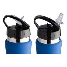 Garrafa Squeeze Termico Emborrachado 500ml C22 Acte Sports Cor Azul Foto mini 4