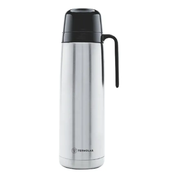 Garrafa Térmica 100% Inox Termolar R-evolution 1l Rolha Bico Foto 1