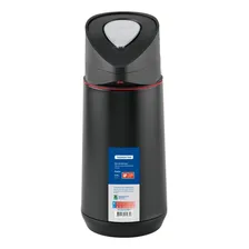 Garrafa Térmica Exata 1,2 Litros Aço Inox Preto Tramontina Foto mini 3