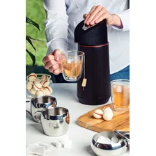 Garrafa Térmica Exata 1,2 Litros Aço Inox Preto Tramontina Foto mini 4