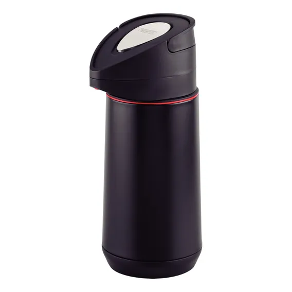 Garrafa Térmica Exata 1,2 Litros Aço Inox Preto Tramontina Foto 1