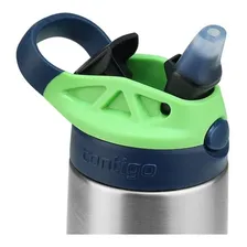 Garrafa Térmica Infantil Squeeze Copo Inox Autospout Verde 384ml Contigo Foto mini 4