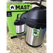 Garrafa Térmica Inox 2,5l Com Alavanca Para Terere Café Chá Foto mini 4