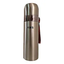 Garrafa Térmica Inox 500  Caminhada Academia Passeio Cor Prateado Foto  mini 1