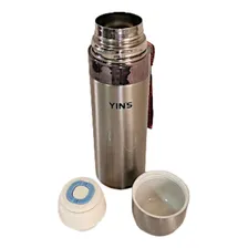 Garrafa Térmica Inox 500  Caminhada Academia Passeio Cor Prateado Foto mini  2