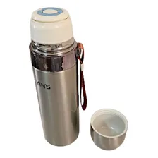 Garrafa Térmica Inox 500  Caminhada Academia Passeio Cor Prateado Foto mini  3