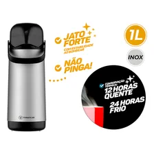 Garrafa Termica Lumina 9751 Termolar - 1 Litro - Aço Inox Foto mini 4