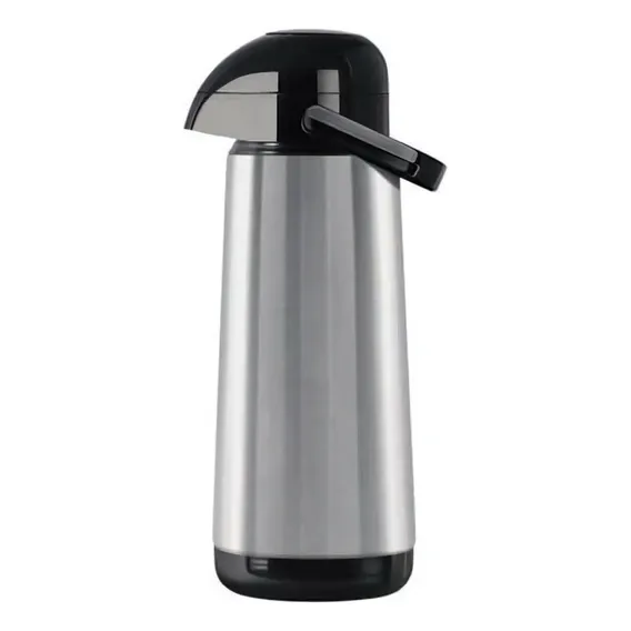 Garrafa Térmica Lumina Inox Termolar 1l Pressão Foto 1