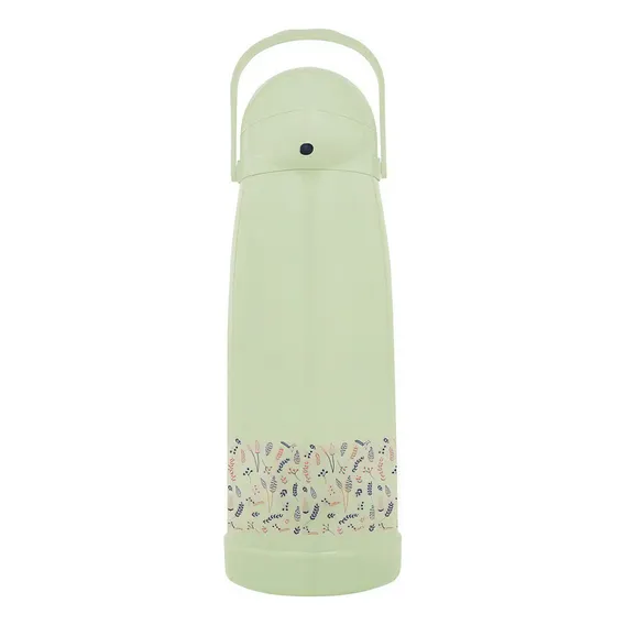 Garrafa Térmica Pressão 1.9l Mor Nobile Decorada Hortelã Foto 1
