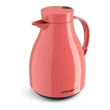 Garrafa Térmica Unitermi Paris 1 Lt Gatilho Bule Café Leite Cor Salmão Foto  mini 1