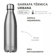 Garrafa Térmica Urbana 500ml Inox Soprano Foto mini 2