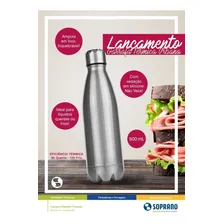 Garrafa Térmica Urbana 500ml Inox Soprano Foto mini 1