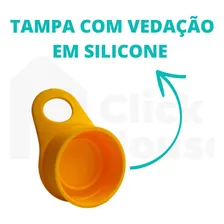 Garrafa Vidro P/ Água e Suco 1000ml Cor Amarelo Foto mini  2