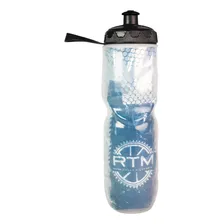 Garrafinha Térmica Caramanhola De Água Bike 700ml C Suporte Cor Azul Foto mini  2
