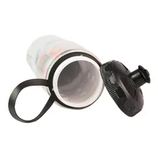 Garrafinha Térmica Caramanhola De Água Bike 700ml C Suporte Cor Azul Foto mini 4