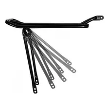 Garupa Para Bicicleta Bagageiro Articulado Cromado Mtb Cor Preto Foto mini  2
