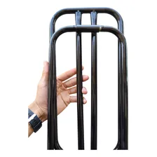 Garupa Reta Preta Para Bike Bagageiro Foto mini 2