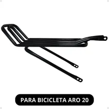 Garupeira Bagageiro Rabetão Tubão Articulado Bike Aro 20 Cor Preto Foto mini 4