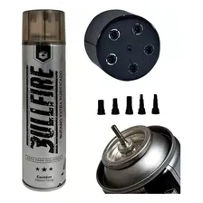Gás Butano Refil Isqueiros E Maçarico 5 Adaptadores Recarga Foto  mini 1