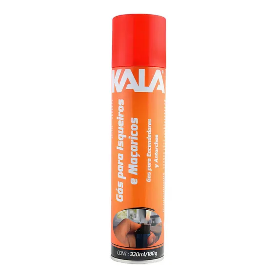 Gás Para Isqueiro E Maçaricos 320ml/180g Kala Foto 1