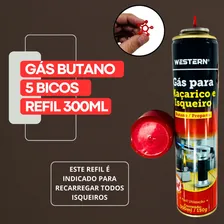 Gás Refil Recarga Para Maçarico Gás Butano Isqueiros 5 Bicos Foto mini 2