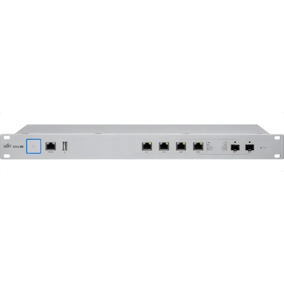 Gateway de segurança Ubiquiti USG-Pro-4 Roteador Gigabit Ethernet cinza Foto 1