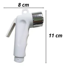 Gatilho Para Ducha Higiênica Chuveirinho Branco Com Suporte Foto mini 2