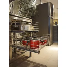 Gaveta 770mm Aramada Para Panelas Paneleiro Masutti Com Corr Foto mini  3