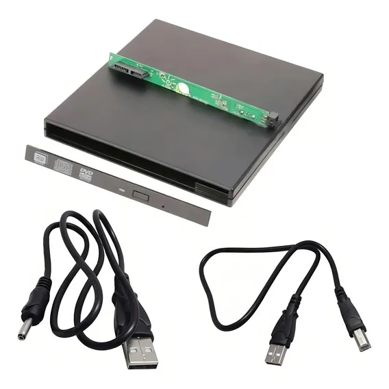Gaveta Case Gravador Cd/dvd De Notebook Sata 12.7mm Externo Foto 1