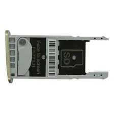 Gaveta Chip Sim Card Slot Dual Moto G5 G5 Plus - Dourada Foto mini 2