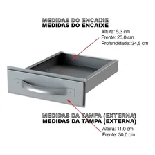 Gaveta Cinzeiro Churrasqueira Inox+brinde Espalhador Brasas Foto mini 4