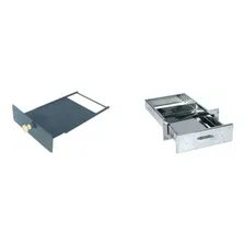 Gaveta Cinzeiro De Aço Inox E Registro Regulador De Fumaça Foto mini 1