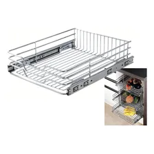 Gaveta Fruteira Multiuso Aramada 470x110x450mm Inox 3381 Jomer Foto mini 4