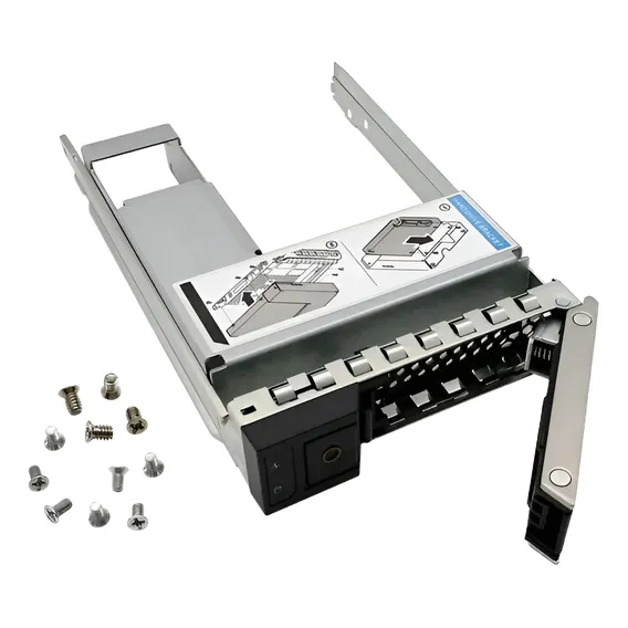 Gaveta Hd Dell 3.5 Adapt 2.5 X7k8w R740 T440 R440 R540 Gen14 Cor Prateado Foto 1