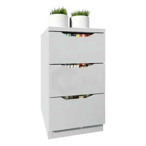 Gaveta Organizador Mesa Escrit贸rio Porta Caneta Cor Branco Foto 1