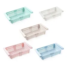 Gaveta Organizadora Geladeira Ajustável Multiuso Plástico Foto mini 1