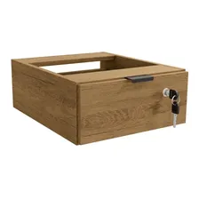 Gaveteiro De Mesa Kappesberg 1 Gaveta com chave Li005 Freij贸 Foto mini 1