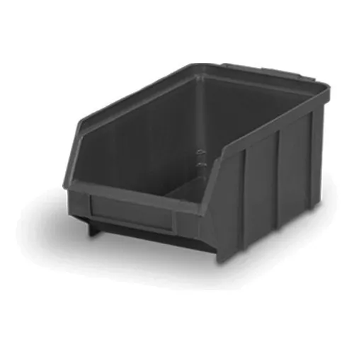 Gaveteiro Organizador Caixa Bin Nº4 S/trava Reforçado Preto Foto 1
